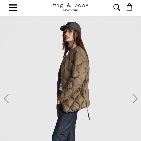 NWT Rag & Bone Rudy Quilted Down Jacket - Picture 3 of 9